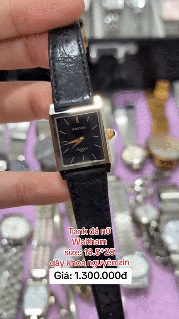Đồng hồ nữ Waltham Da Đen Mỹ. Mua bán Đồng hồ tại Quận 11 Tp Hồ Chí Minh được đăng bởi Lê Hiếu hình 1