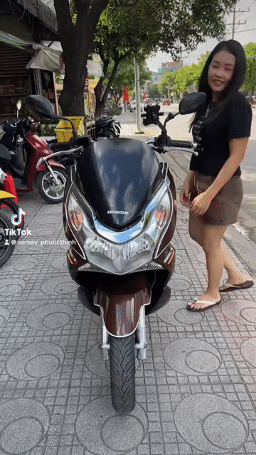 Honda PCX 2013 Nâu Xăng. Mua bán Xe máy tại Thành phố Thuận An Bình Dương được đăng bởi xe máy phước thịnh hình 1