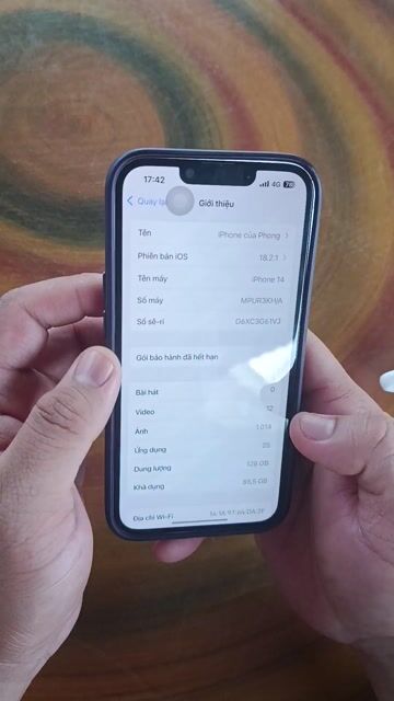 Máy iphone 14 dùng đang rất tốt.cần lên đời máy. Mua bán Điện thoại tại Thị xã Nghi Sơn Thanh Hóa được đăng bởi Nguyễn Hưng Quân hình 1