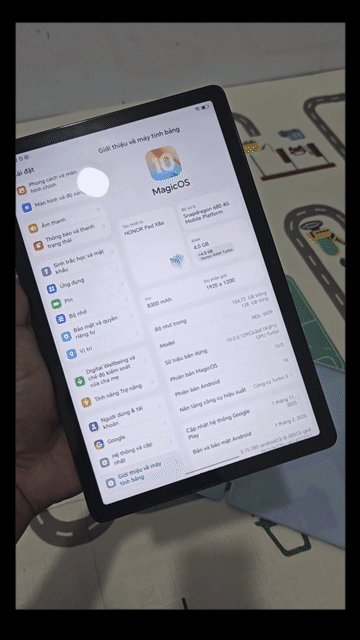 (BÁN GẤP) Honor Pad X8a 4GB/128GB - 11 In 2k. Mua bán Máy tính bảng tại Huyện Lai Vung Đồng Tháp được đăng bởi Chú Ong Vàng Khè hình 1