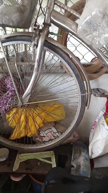 Bán xe đạp 107 sườn inox 650  màu trắng, xe đẹp. Mua bán Xe đạp tại Huyện Củ Chi Tp Hồ Chí Minh được đăng bởi Tên chưa cung cấp hình 1