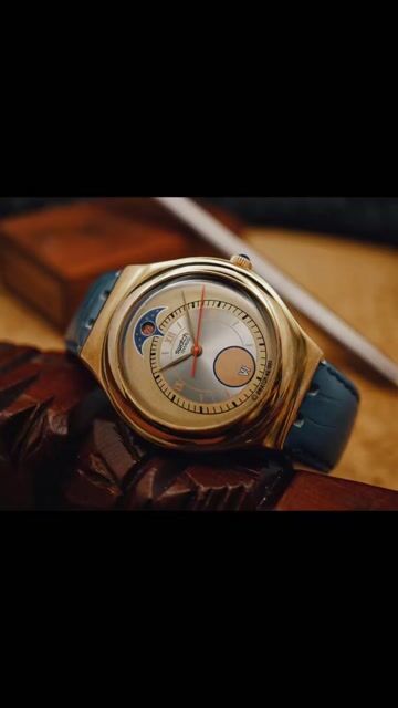 Đồng hồ Swatch Swiss Irony Moonphase Thuỵ Sỹ. Mua bán Đồng hồ tại Quận 3 Tp Hồ Chí Minh được đăng bởi Đồng Hồ Nội Địa Nhật hình 1