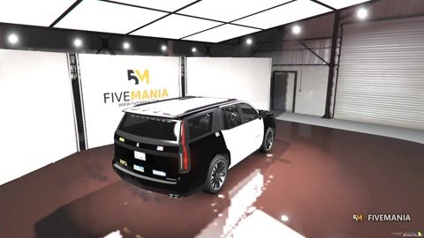 FIVEM Cadillac Escalade ESV | Lore Friendly Police SUV Add-On | Working Lights | Police Livery | Optimized | Fivem Ready | High Quality, video preview