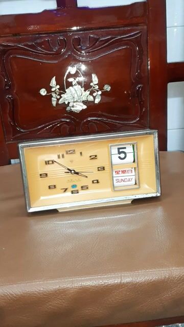 Đồng hồ để bàn Shanghai xưa. Mua bán Nội thất, đồ gia dụng khác tại Quận 10 Tp Hồ Chí Minh được đăng bởi HUY VŨ hình 1