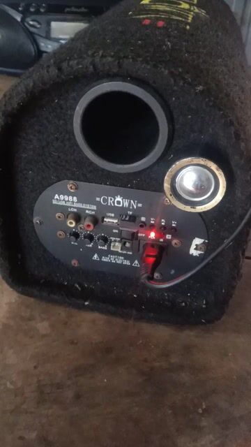 Loa Crown A988 Đen. Mua bán Tivi, Âm thanh tại Huyện Tiểu Cần Trà Vinh được đăng bởi minh nhật  hình 1