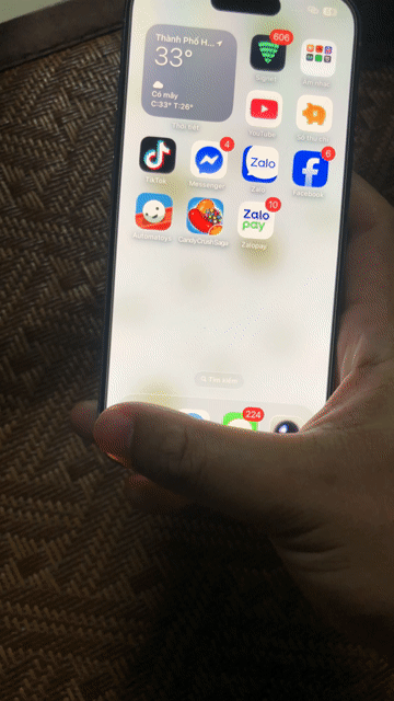 Apple iPhone 15 Pro 128GB Trắng Mỹ 78%. Mua bán Điện thoại tại Thành phố Thủ Đức Tp Hồ Chí Minh được đăng bởi hoài nguyễn hình 1