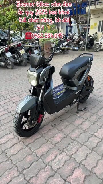 Xe điện Dibao Zoomer Ghi đen. Mua bán Phương tiện khác tại Quận Bắc Từ Liêm Hà Nội được đăng bởi Xe điện Bình Phương hình 1