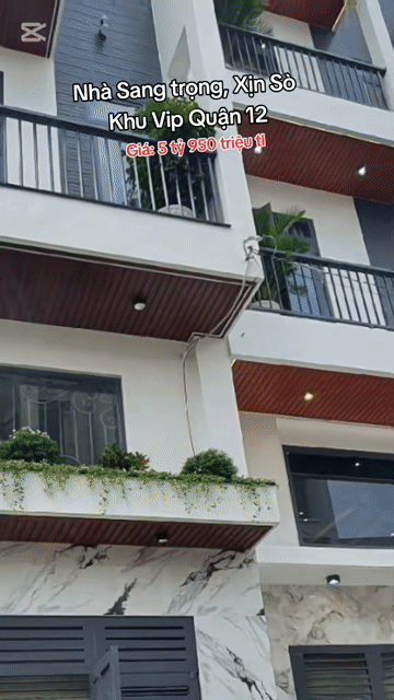 Mua bán Nhà ở Quận 12 Tp Hồ Chí Minh giá 5,95 tỷ