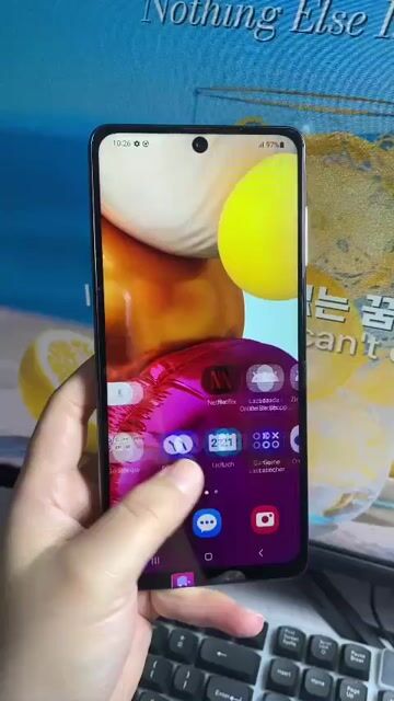 Samsung Galaxy A71 128GB Xanh. Mua bán Điện thoại tại Quận Cầu Giấy Hà Nội được đăng bởi Thương Moon hình 1