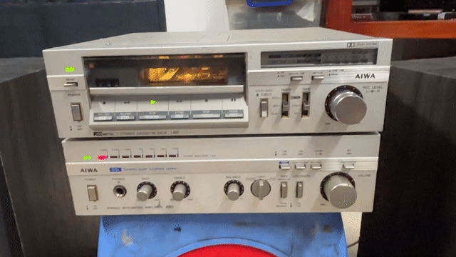 Amply Cassette AIWA AD-F60/A80 Bạc. Mua bán Tivi, Âm thanh tại Quận Tân Bình Tp Hồ Chí Minh được đăng bởi huy  hình 1