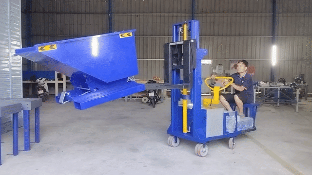 Thùng rác công nghiệp tự đổ. Mua bán Nội thất, đồ gia dụng khác tại Huyện Bắc Tân Uyên Bình Dương được đăng bởi Hoài Thơm Việt Thành hình 1