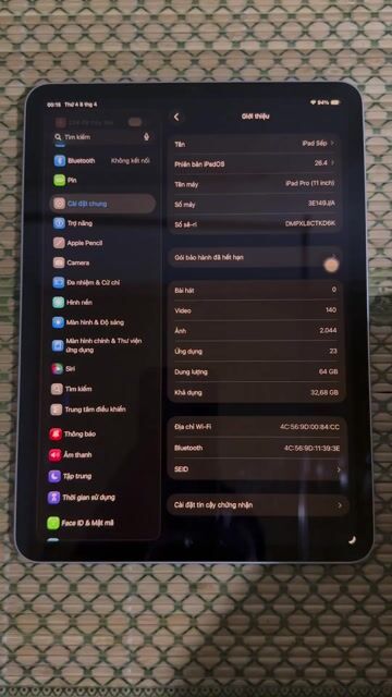 iPad Pro 2018 11 inch 64GB Wifi Bạc. Mua bán Máy tính bảng tại Quận Nam Từ Liêm Hà Nội được đăng bởi Trịnh Minh Nghĩa hình 1