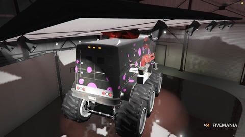 FIVEM Tmdarktooth | Armored Monster Truck [Unbadged] Add-On | Custom Livery | Heavy Duty | Weaponized | Optimized | Fivem Ready | High Quality, video preview