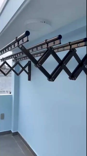 Thanh treo quần áo xếp gọn gắn tường, chịu lực lớn. Mua bán Nội thất, đồ gia dụng khác tại Quận Gò Vấp Tp Hồ Chí Minh được đăng bởi Cửa lưới EMODO hình 1