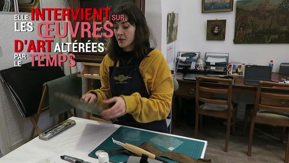 Restauratrice de tableaux