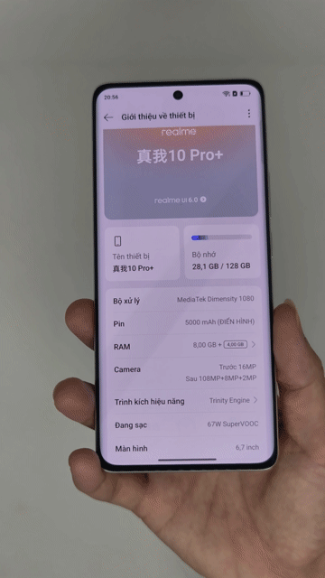 Realme 10 Pro+ 8/128 Trắng, full chức năng,có ship. Mua bán Điện thoại tại Quận Thanh Xuân Hà Nội được đăng bởi Đỗ Mạnh Nhuận hình 1