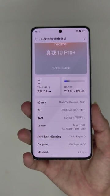 Realme 10 Pro+ 8/128 Trắng, full chức năng,có ship. Mua bán Điện thoại tại Quận Thanh Xuân Hà Nội được đăng bởi Đỗ Mạnh Nhuận hình 1