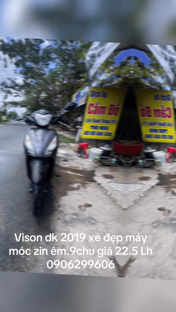 Honda Vision 2019 Đen. Mua bán Xe máy tại Huyện Phong Điền Cần Thơ được đăng bởi CHXM yến nhi hình 1