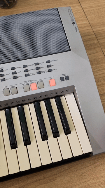 Đàn Organ Yamaha PSR S500 Xám USB. Mua bán Nhạc cụ tại Thành phố Thủ Dầu Một Bình Dương được đăng bởi nhạc cụ Duy Tân hình 1