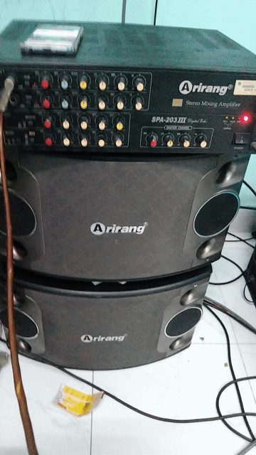 Bộ karaoke Arirang PA-203XG Bass 25 Đen. Mua bán Tivi, Âm thanh tại Huyện Bình Chánh Tp Hồ Chí Minh được đăng bởi TẤN PHÁT  hình 1