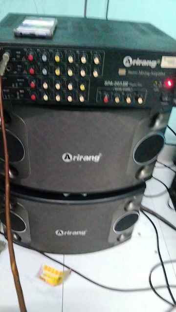 Bộ karaoke Arirang PA-203XG Bass 25 Đen. Mua bán Tivi, Âm thanh tại Huyện Bình Chánh Tp Hồ Chí Minh được đăng bởi TẤN PHÁT  hình 1