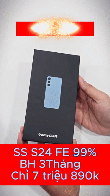 Samsung S24 FE 5G 128GB 99% BH 3 Tháng. Mua bán Điện thoại tại Thành phố Bến Tre Bến Tre được đăng bởi TN Store hình 1