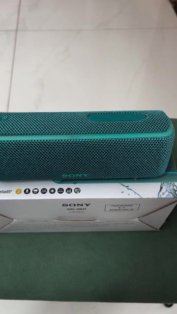 Loa Bluetooth Sony SRS-XB21 Xanh ngọc. Mua bán Tivi, Âm thanh tại Quận Ngũ Hành Sơn Đà Nẵng được đăng bởi Japan DM Shop hình 1