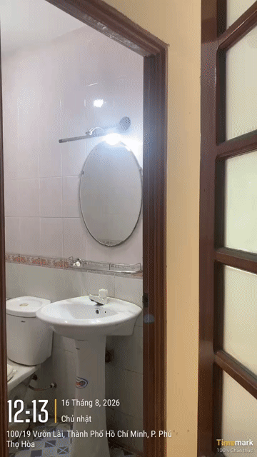 Cho thuê Phòng trọ Quận Tân Phú Tp Hồ Chí Minh diện tích 16 m² giá 2,8 triệu/tháng