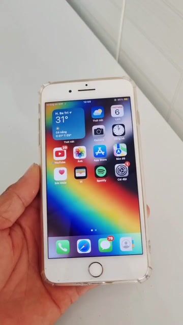 Apple iPhone 8 Plus 64GB Vàng Đã sử dụng. Mua bán Điện thoại tại Huyện Ba Tri Bến Tre được đăng bởi Phố xa hình 1