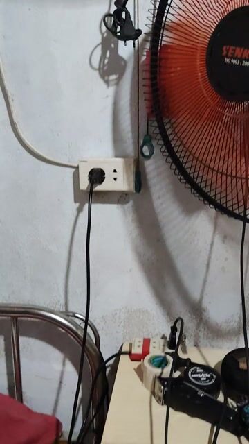 Quạt treo tường Senko TC1622 Cam đen 40cm. Mua bán Quạt tại Quận Gò Vấp Tp Hồ Chí Minh được đăng bởi Nga 76 ko sip hàng hình 1