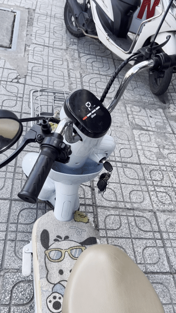 Xe đạp điện Hisoka i8 Xanh nhạt. Mua bán Xe đạp tại Quận Gò Vấp Tp Hồ Chí Minh được đăng bởi cầm đồ hoàng lạc hình 1