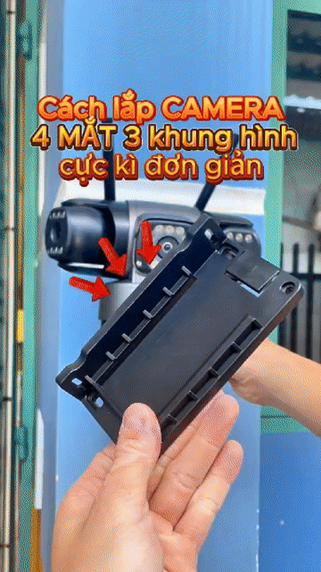 Camera Yoosee 4 mắt, xem 3 màn hình. Mua bán Máy ảnh, Máy quay tại Quận Thanh Khê Đà Nẵng được đăng bởi Camera sỉ Phi Vũ hình 1