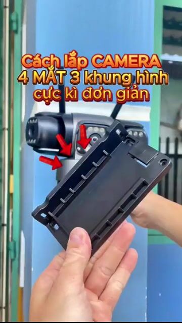 Camera Yoosee 4 mắt, xem 3 màn hình. Mua bán Máy ảnh, Máy quay tại Quận Thanh Khê Đà Nẵng được đăng bởi Camera sỉ Phi Vũ hình 1