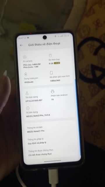 Meizu Note 21 Pro 256GB Trắng. Mua bán Điện thoại tại Thành phố Thanh Hóa Thanh Hóa được đăng bởi Tài Đỗ văn hình 1