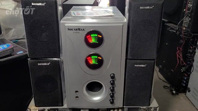 Loa vi tính SoundMax A-8000 4.1 Đen bạc. Mua bán Tivi, Âm thanh tại Quận 11 Tp Hồ Chí Minh được đăng bởi Lê Thụy hình 1