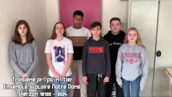 Les troisièmes prépa métier de Notre Dame