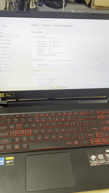 Acer Nitro 5 AN515-57 i5-11400H 144hz vga 1650. Mua bán Laptop tại Quận Đống Đa Hà Nội được đăng bởi tshop tây sơn hình 1