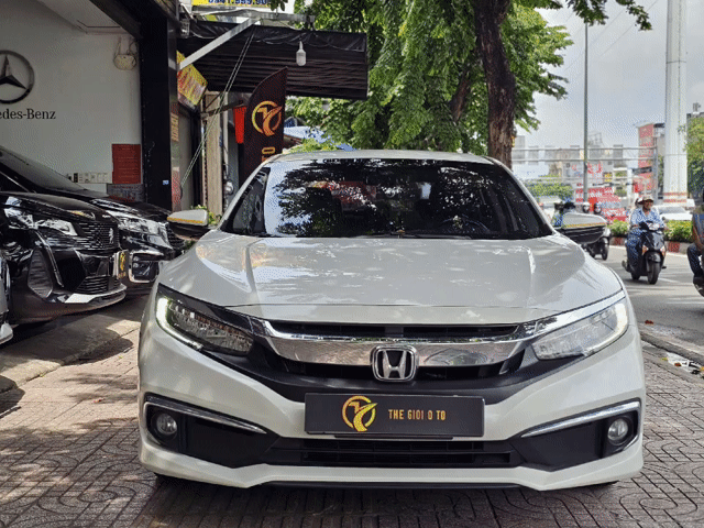 Honda Civic G 2019 Trắng Tự động 8 vạn km. Mua bán Ô tô tại Quận Gò Vấp Tp Hồ Chí Minh được đăng bởi THẾ GIỚI Ô TÔ  hình 1