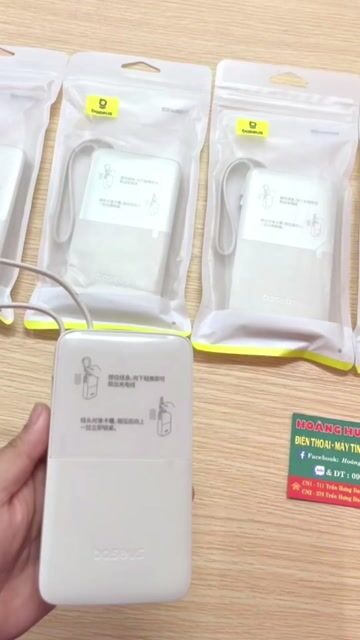 Baseus Enerfill Bipow 2 PRO tích hợp cáp Type C. Mua bán Phụ kiện (Màn hình, Chuột...) tại Thành phố Qui Nhơn Bình Định được đăng bởi Hoàng Trinh hình 1