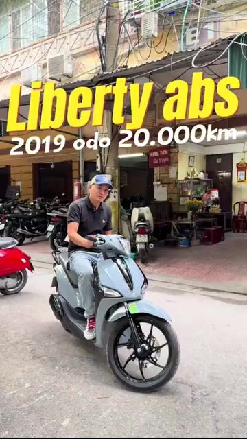 Piaggio Liberty ABS iGet 2019 Xám xi măng 29T1. Mua bán Xe máy tại Quận Ba Đình Hà Nội được đăng bởi Xe Máy Nam Thi hình 1