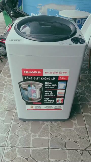 Máy giặt Sharp 7.2kg Xám Đã sử dụng. Mua bán Máy giặt tại Quận Phú Nhuận Tp Hồ Chí Minh được đăng bởi Nguyễn Duy Quang hình 1