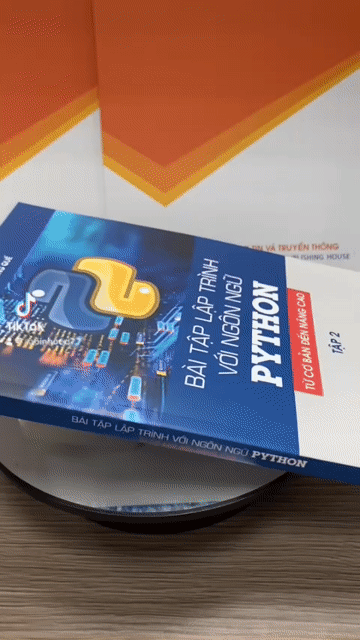 Sách Bài tập lập trình với ngôn ngữ PYTHON( tập 2). Mua bán Sách tại Quận Cầu Giấy Hà Nội được đăng bởi Quang Hưng hình 1