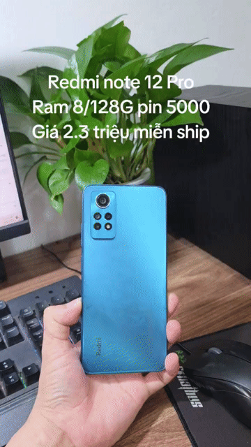 Redmi Note 12 Pro 8GB/128GB Máy zin full vân face. Mua bán Điện thoại tại Quận Hà Đông Hà Nội được đăng bởi Shop Điện Thoại Cũ Zin hình 1