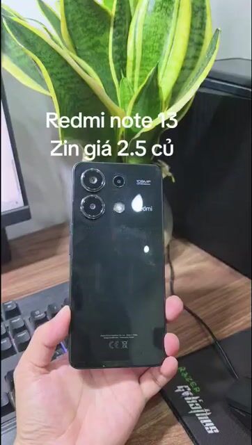 Xiaomi Redmi Note 13 128GB Màn mượt, pin trâu. Mua bán Điện thoại tại Quận Hà Đông Hà Nội được đăng bởi Shop Điện Thoại Cũ Zin hình 1