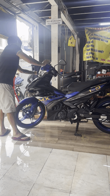 Yamaha Exciter 150 Đen xanh Đã sử dụng. Mua bán Xe máy tại Quận Phú Nhuận Tp Hồ Chí Minh được đăng bởi Chú Phúc hình 1