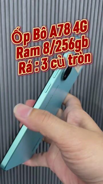 Oppo A78 4G 8GB/256GB Xanh. Mua bán Điện thoại tại Quận 4 Tp Hồ Chí Minh được đăng bởi Tuấn hình 1