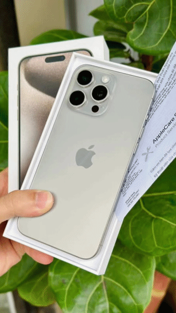 iPhone 15 Pro 128GB Natural Titan FULLBOX 03/2026. Mua bán Điện thoại tại Quận Thanh Xuân Hà Nội được đăng bởi Nguyễn Huy Dũng hình 1