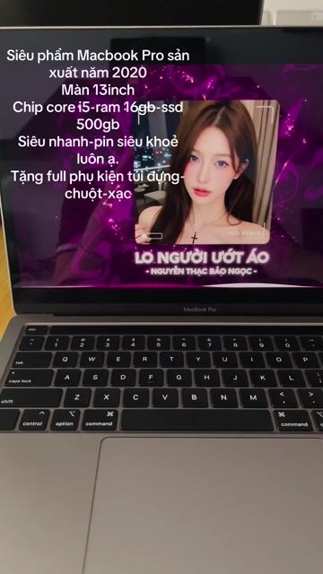 Apple Macbook Pro 2020 i5 13 inch 16GB/500GB. Mua bán Laptop tại Thị xã Thái Hòa Nghệ An được đăng bởi Đinh Bích hình 1