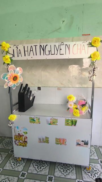 Xe đẩy bán hàng Kim loại Trắng. Mua bán Đồ chuyên dụng, Giống nuôi trồng tại Huyện Châu Thành Hậu Giang được đăng bởi Nga Duong hình 1