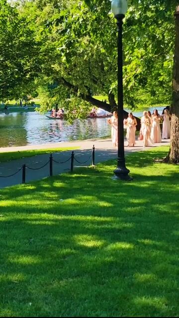 Bridesmaids, fully clothed